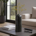 Decorative Vase - Green Ceramic Modern Tall Glazed, 17 in.