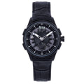 Reign Solstice Men's Automatic Skeleton Leather Watch