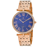 Christian Van Sant Hush Women's Quartz Watch, Blue Mother-of-Pearl Dial