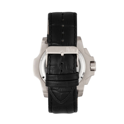 Reign Commodus Men's Automatic Skeleton Leather Watch