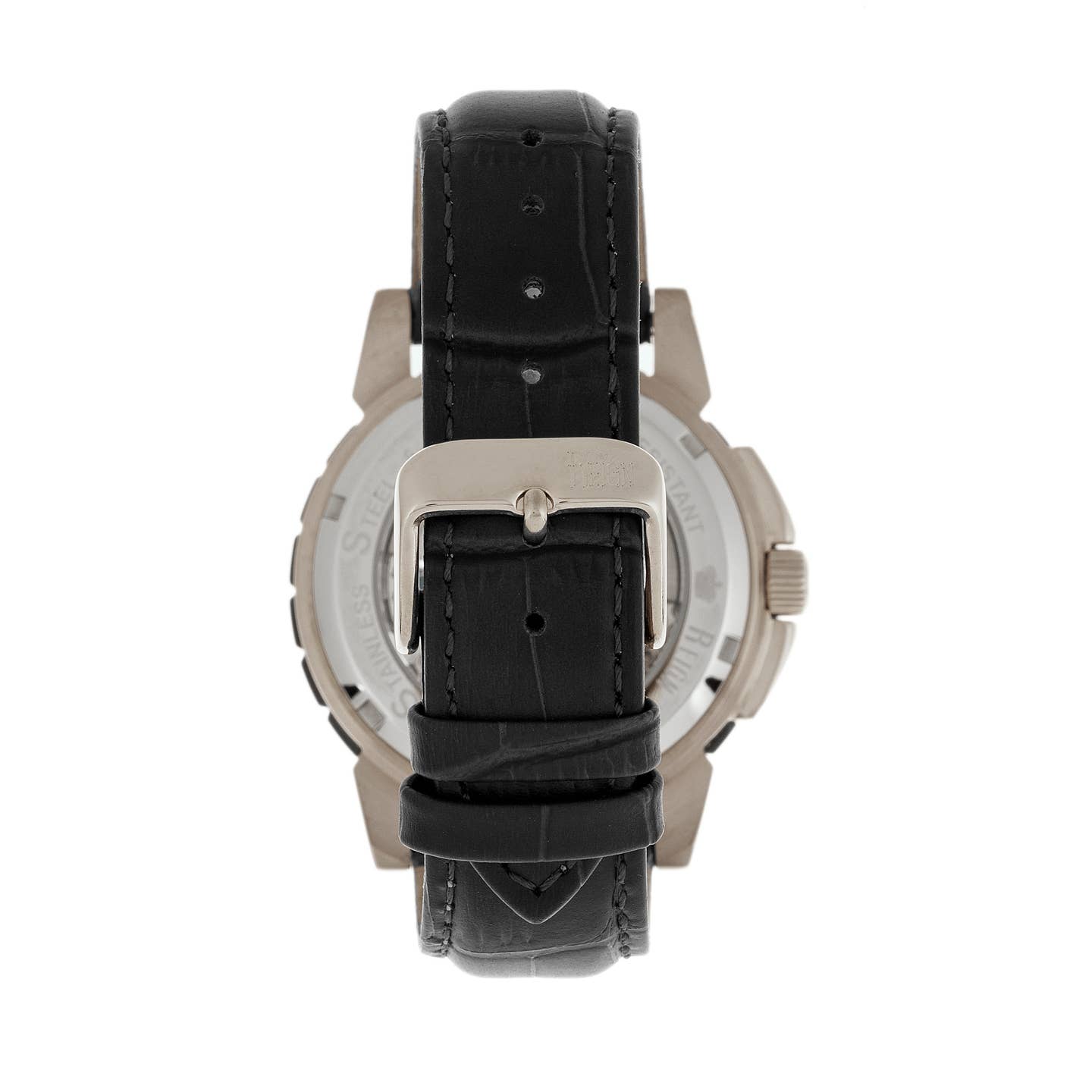 Reign Philippe Men's Automatic Skeleton Leather Watch