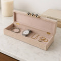 Decorative Box - Ivory Wood Sculptural Pyrite Gemstone, 18in