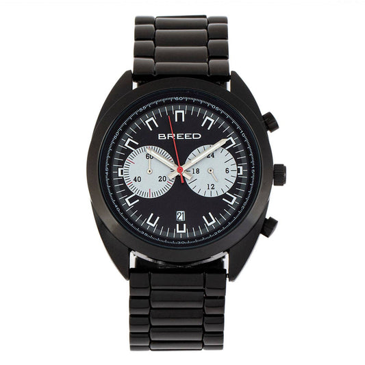 Breed Racer Men's Quartz Chronograph Date Bracelet Watch