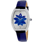 Christian Van Sant Lotus Women's Quartz Watch, Blue Dial