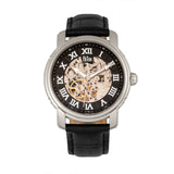 Reign Kahn Men's Automatic Skeleton Leather Watch