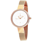Christian Van Sant Reign Women's Quartz Watch, Silver Dial