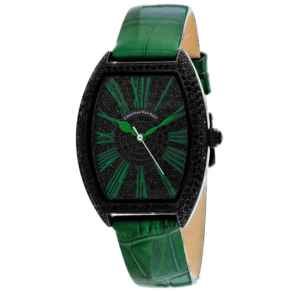 Christian Van Sant Women's Quartz Watch, Black Dial, CV4846