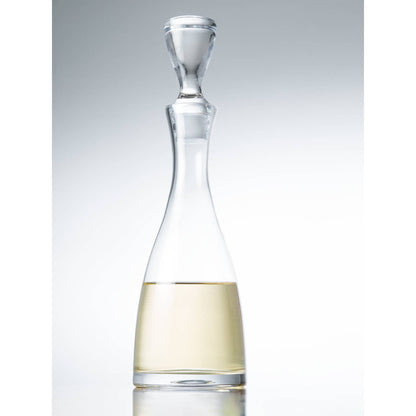 Barski Luminous Glass Tall Wine Decanter, 40 oz.
