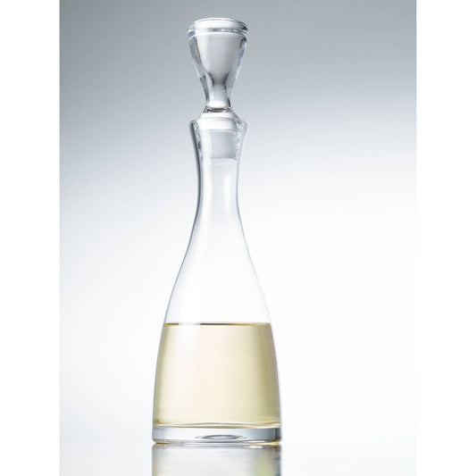 Barski Luminous Glass Tall Wine Decanter, 40 oz.