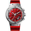 Christian Van Sant Monarchy Men's Quartz Watch, Red Dial