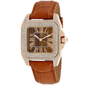 Christian Van Sant Radieuse Yellow & Women's Quartz Watch, Yellow And Brown Dial