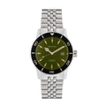 Authentic Heritor Hurst Men's Automatic Diver Date Bracelet Watch, Olive