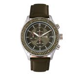 Breed Maverick Men's Quartz Chronograph Date Leather Watch