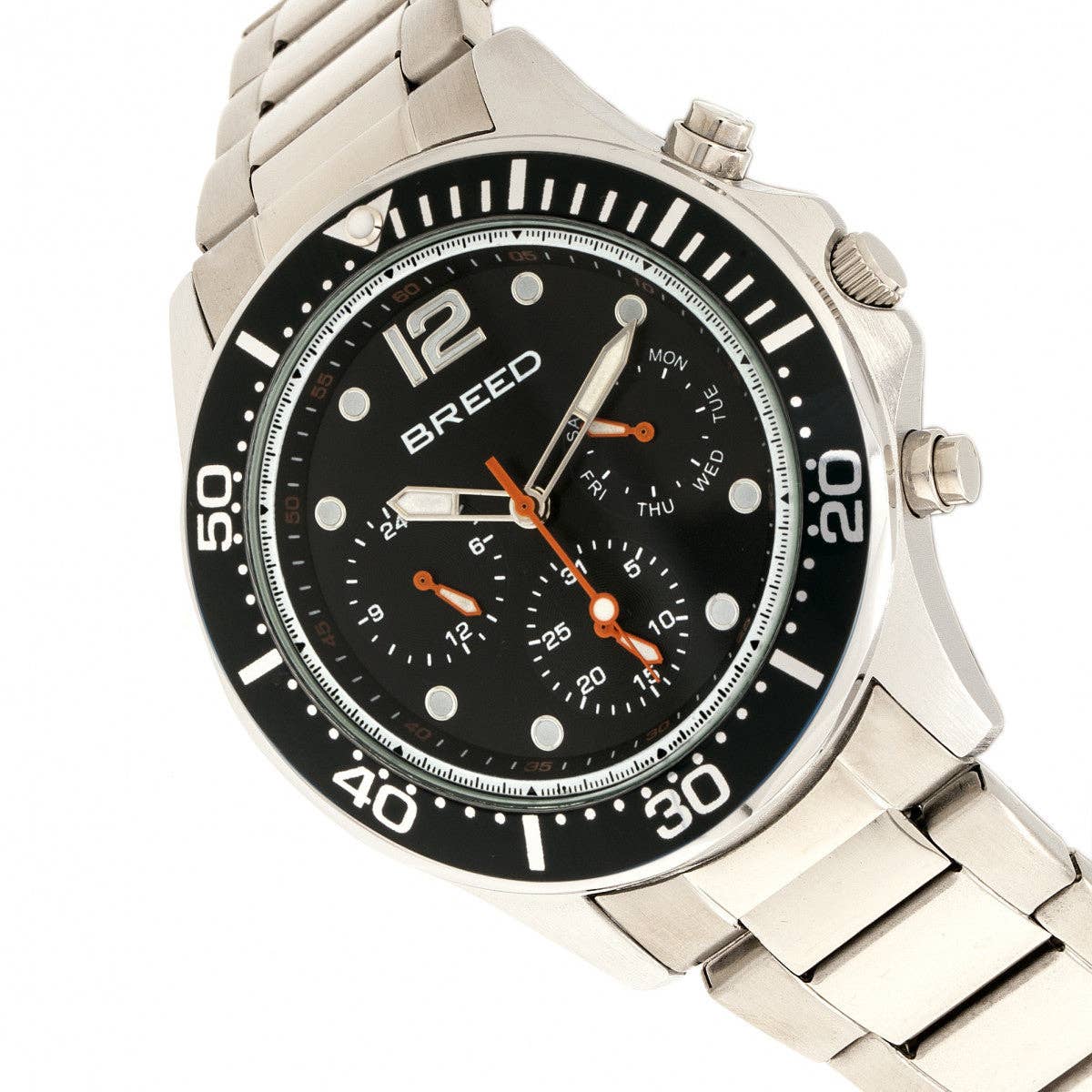Breed Pegasus Men's Quartz Day-Date Bracelet Watch