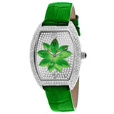 Christian Van Sant Lotus Women's Quartz Watch, Green Dial