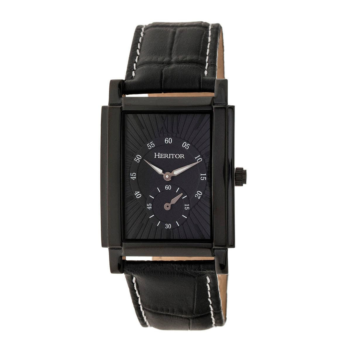 Heritor Frederick Men's Automatic Leather Watch, Style HERHR6106