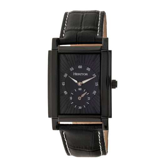 Heritor Frederick Men's Automatic Leather Watch, Style HERHR6106