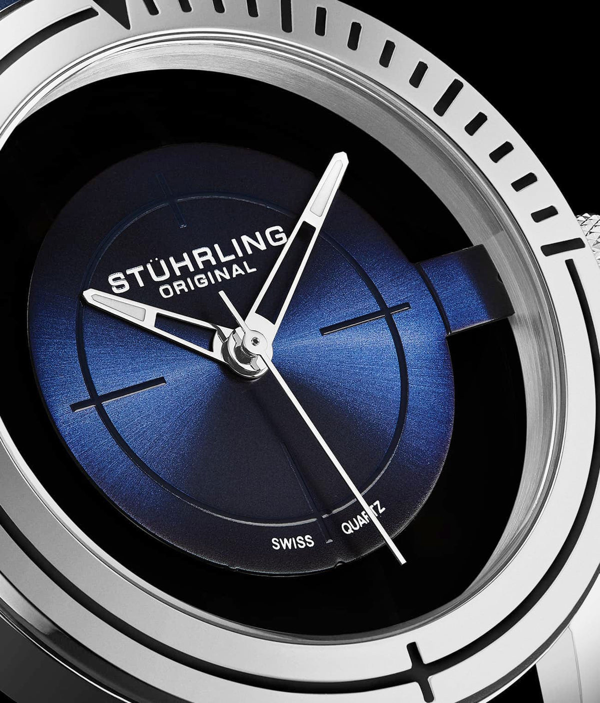 Stuhrling Original Sniper 3915 Men's Quartz Aviator Watch, 42mm