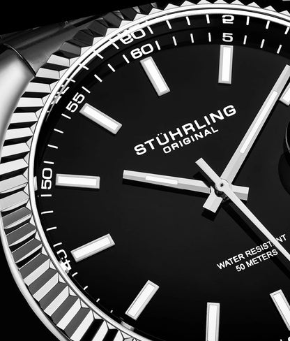 Stuhrling Original Lineage Men's Quartz Classic Watch, 42mm, Style Y469R