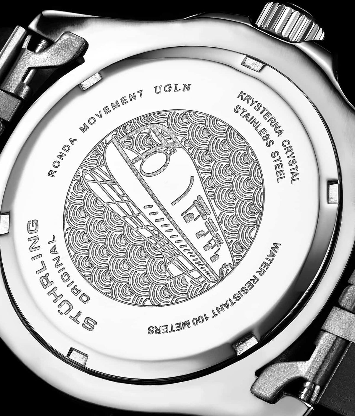 Stuhrling Original Meridian GMT Men's Quartz GMT Watch, 42mm, Style MZTGK