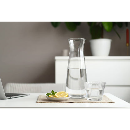 Luminous Crystal Bedside Carafe Set, 18 oz. decanter with 5 oz. cup