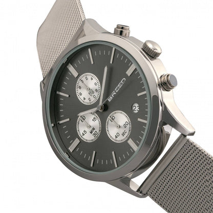 Breed Espinosa Men's Quartz Chronograph Date Mesh Bracelet Watch