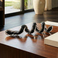 Decorative Sculpture - Black Glass Spiral Ribbon, 19 in.