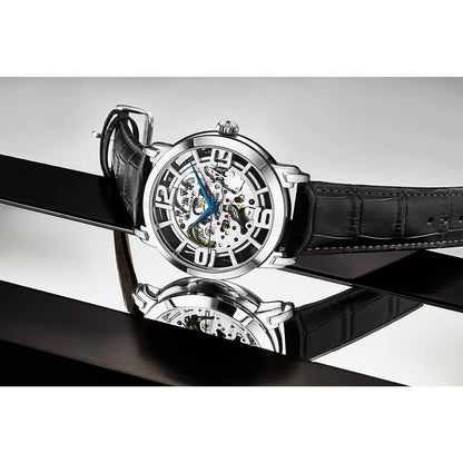 Stuhrling Original Winchester 3964L Men's Automatic Skeleton Watch, 42mm, Style 4ZHMD