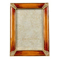 Jay Strongwater Lavinia Pavé 4" x 6" Crystal Enamel Picture Frame, Topaz