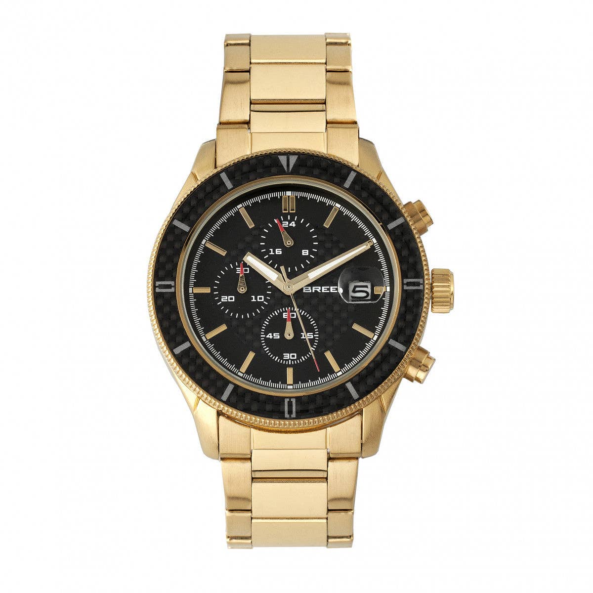 Breed Maverick Men's Quartz Chronograph Date Bracelet Watch