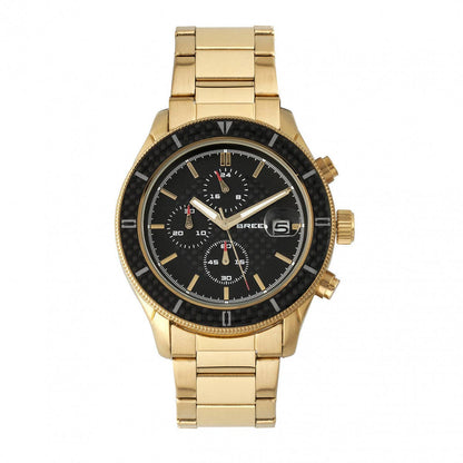 Breed Maverick Men's Quartz Chronograph Date Bracelet Watch