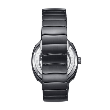 Heritor Magnus Men's Automatic Skeleton Bracelet Watch, Gunmetal