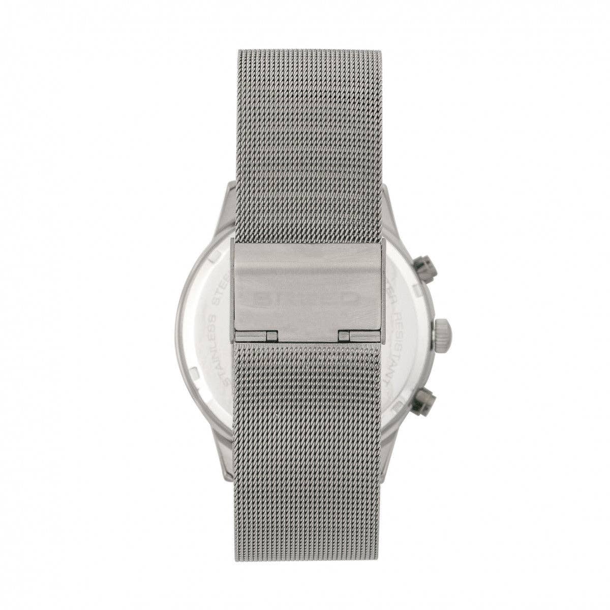 Breed Espinosa Men's Quartz Chronograph Date Mesh Bracelet Watch