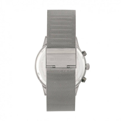 Breed Espinosa Men's Quartz Chronograph Date Mesh Bracelet Watch