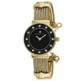 Christian Van Sant Cavo Women's Quartz Watch, Black Dial
