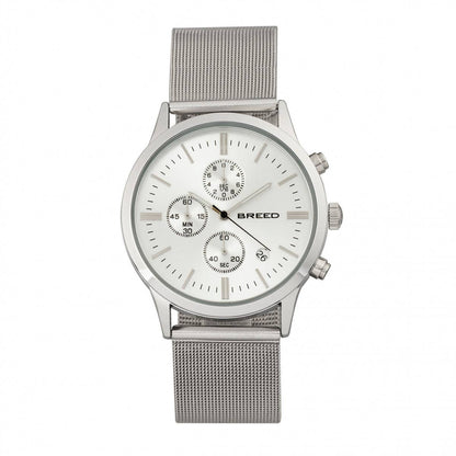 Breed Espinosa Men's Quartz Chronograph Date Mesh Bracelet Watch