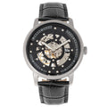 Reign Belfour Men's Automatic Skeleton Leather Watch