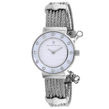 Christian Van Sant Cavo Women's Quartz Watch, Silver Dial