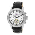 Authentic Heritor Hannibal Men's Automatic Semi-Skeleton Leather Watch, Style HERHR4101