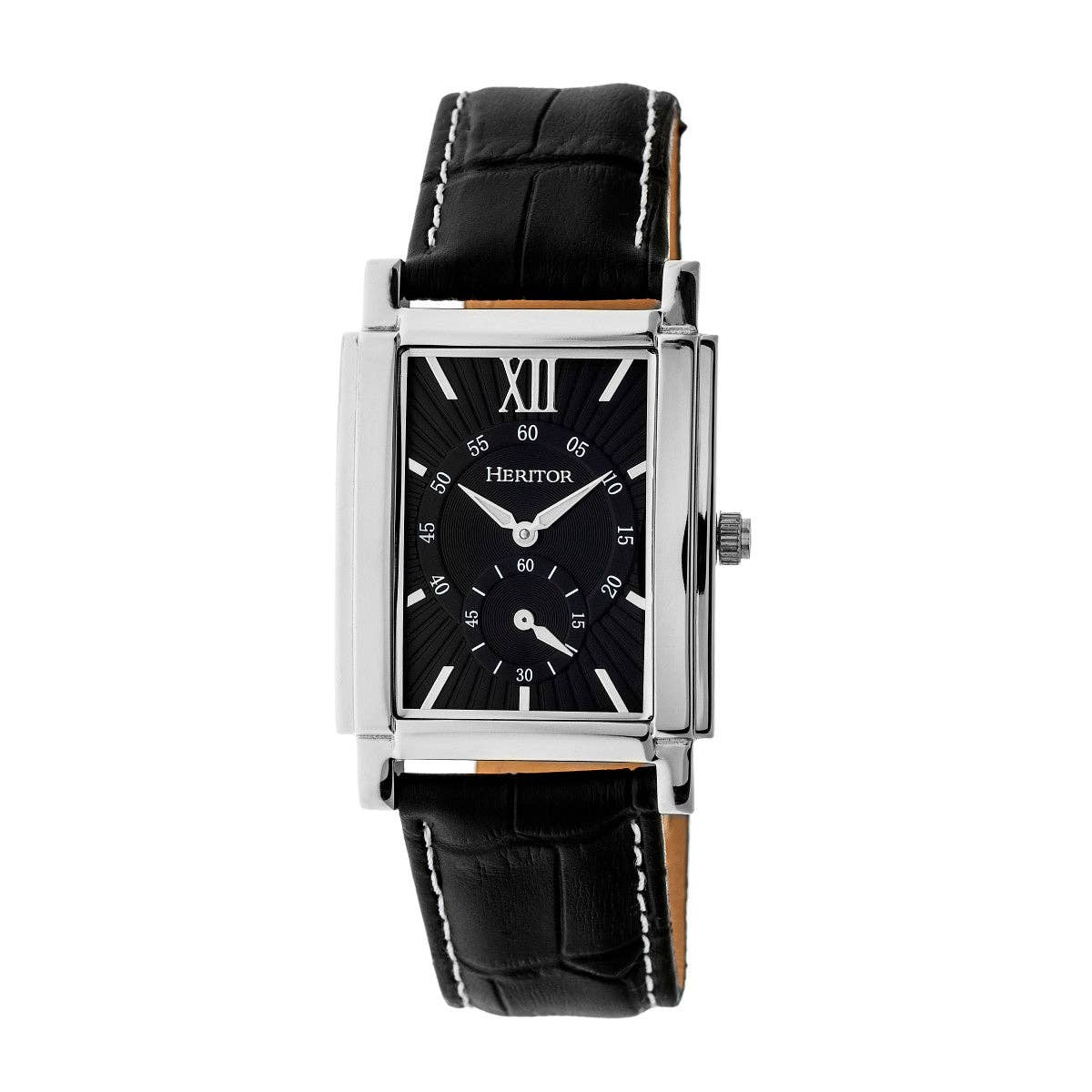 Heritor Frederick Men's Automatic Leather Watch, Style HERHR6102