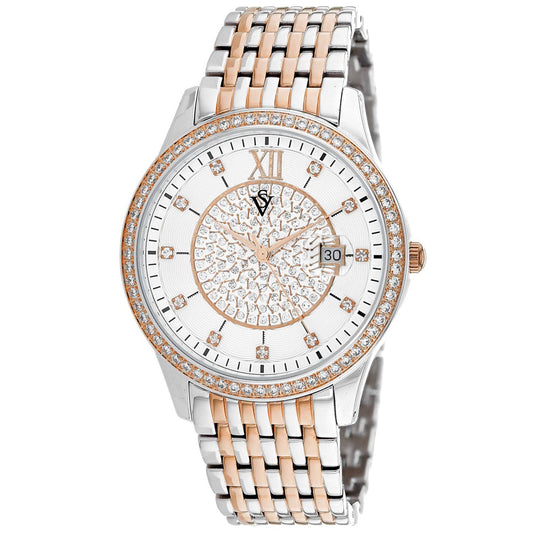 Christian Van Sant Carla Women's Quartz Watch, White Dial