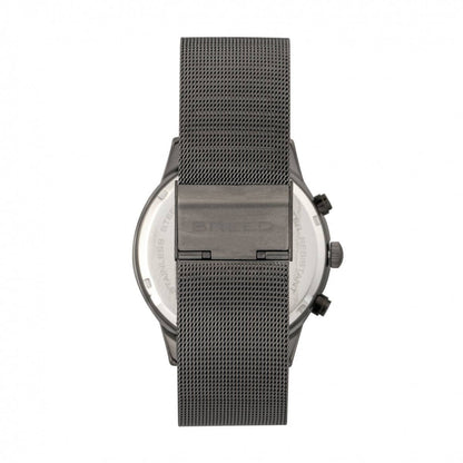 Breed Espinosa Men's Quartz Chronograph Date Mesh Bracelet Watch