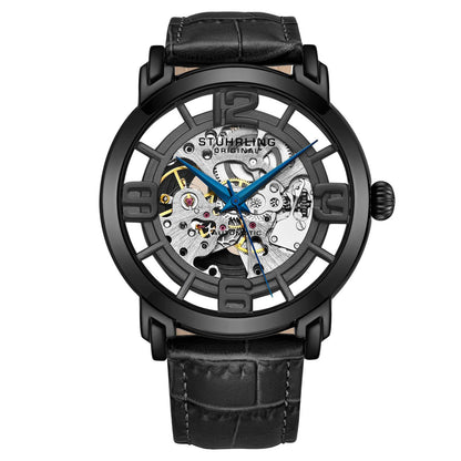 Stuhrling Original Winchester 3964L Men's Automatic Skeleton Watch, 42mm, Style C76BU