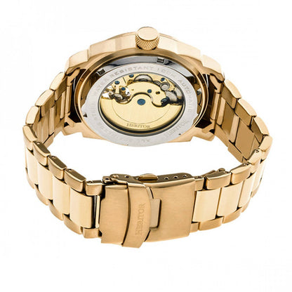 Heritor Helmsley Men's Automatic Semi-Skeleton Bracelet Watch, Style HERHR5003