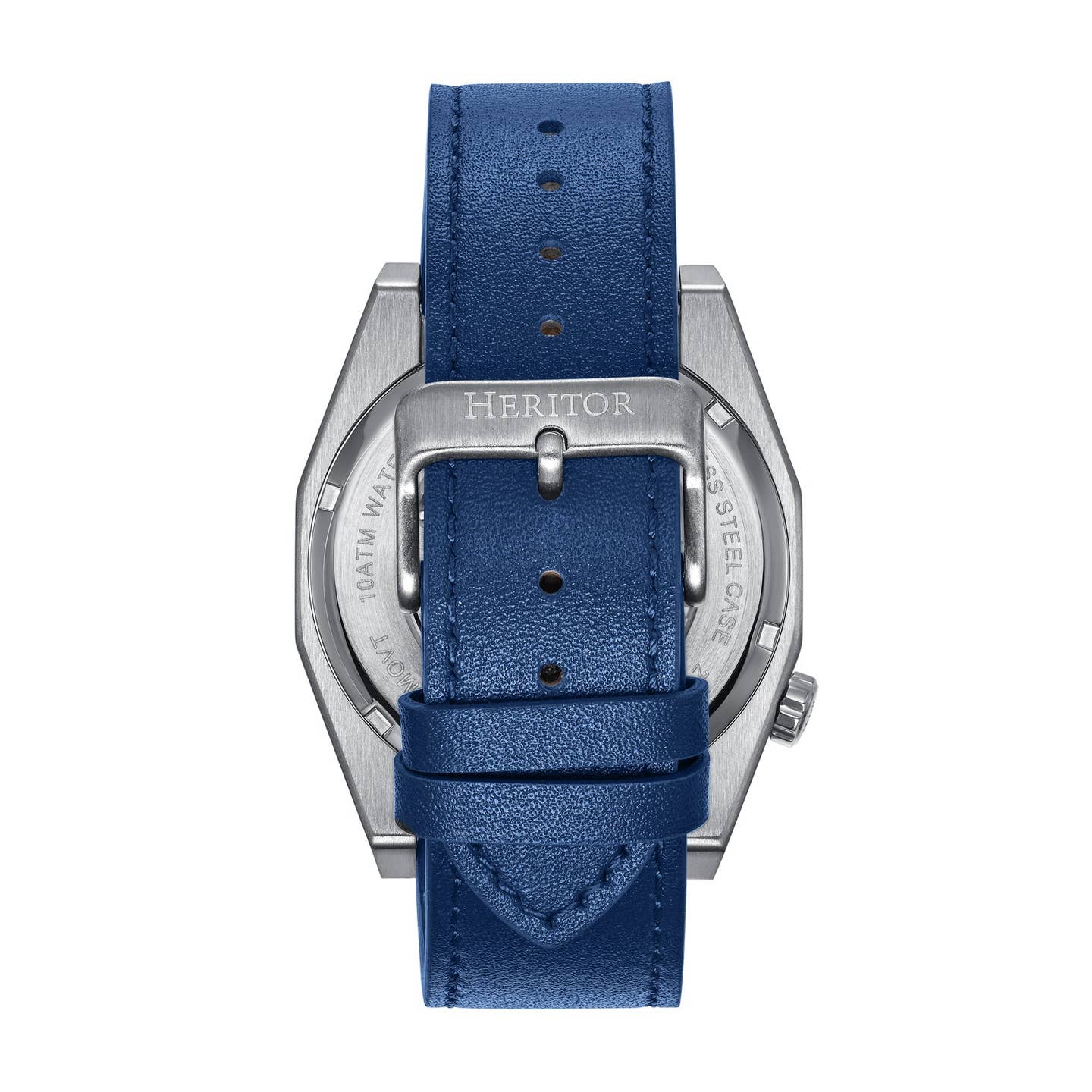 Heritor Amadeus Men's Automatic Semi-Skeleton Leather Watch, Style HERHS3402