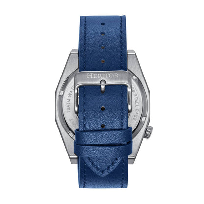 Heritor Amadeus Men's Automatic Semi-Skeleton Leather Watch, Style HERHS3402