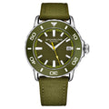 Stuhrling Original Explorer Men's Quartz Diver Watch, 40mm, Green Case