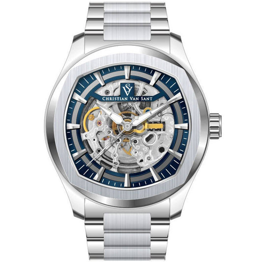Christian Van Sant Romeo Men's Automatic Watch, Blue Dial