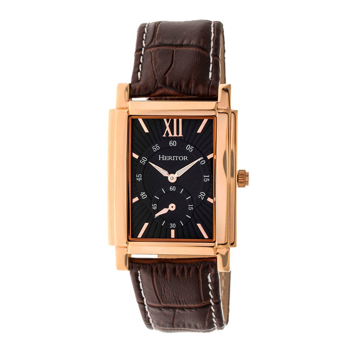 Heritor Frederick Men's Automatic Leather Watch, Style HERHR6105