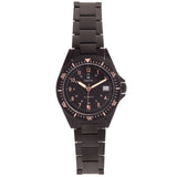 Authentic Heritor Calder Men's Automatic Date Bracelet Watch, Black